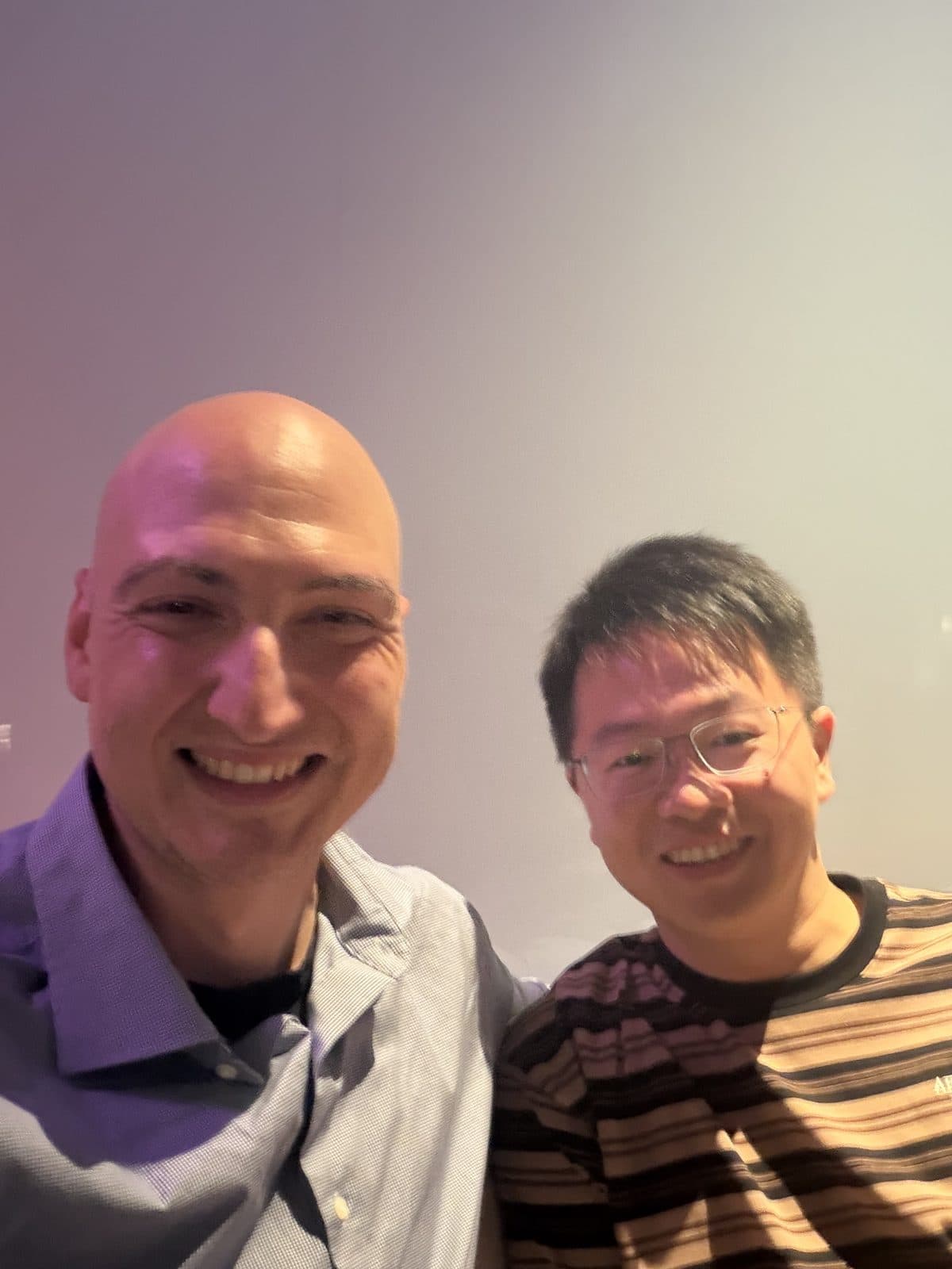 Kim Isenberg with Tao Zhang